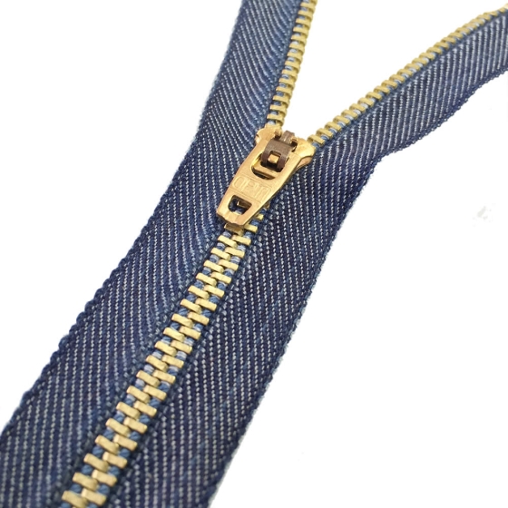Specialist Zips for Jeans Denim Blue in colour to match your denims