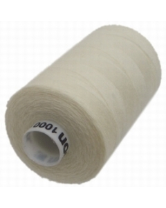 1 x 1000m Reel of Thread in Ivory