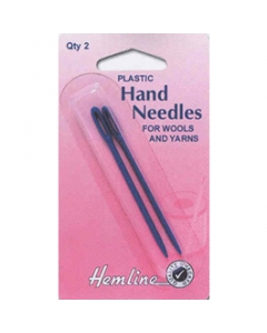 Plastic hand sewing needles