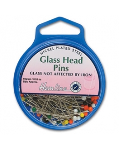 Glass head pins