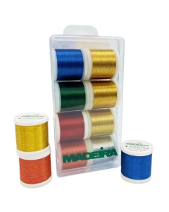 Madeira Classic Metallic Thread Box 8 x 200m spools
