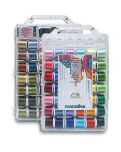 Madeira Threadable Embroidery Box with 80 Rayon Threads