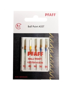 Pfaff Sewing Machine Needles - Ball Point Assorted Sizes - 5 Pk