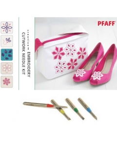 Embroidery cutwork needle kit