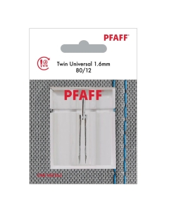 PFAFF Twin Universal 1.6mm Needles Size 80