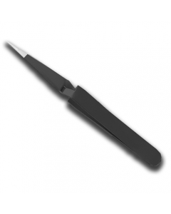 Opposable curved tweezers