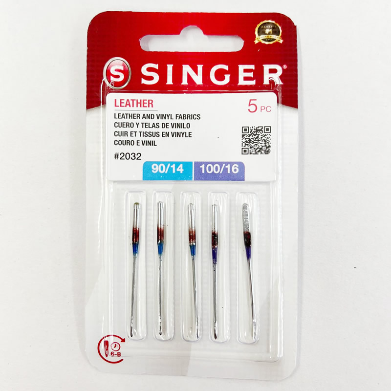 Pfaff Sewing Machine Needles with Leather Point for stitching