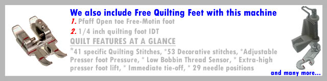 Extra quilting feet